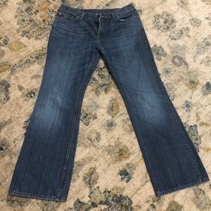 Mens Banana Republic Premium Boot Cut Jeans 34x32